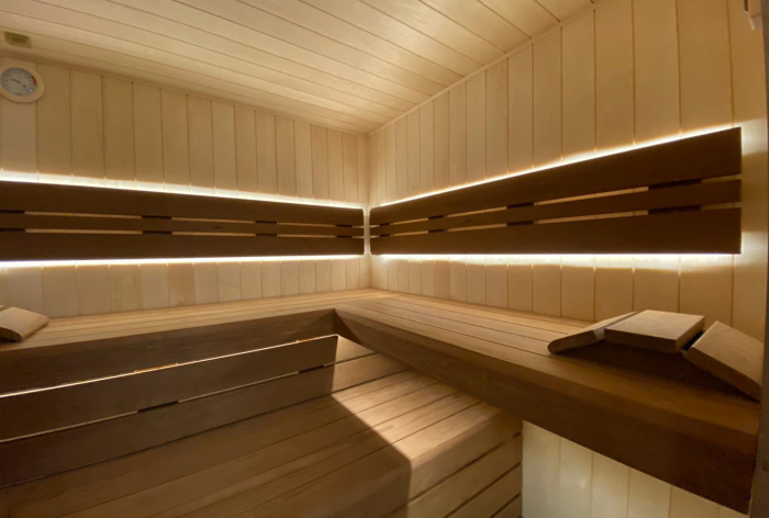 finská sauna Gold Dark finská sauna Gold Dark