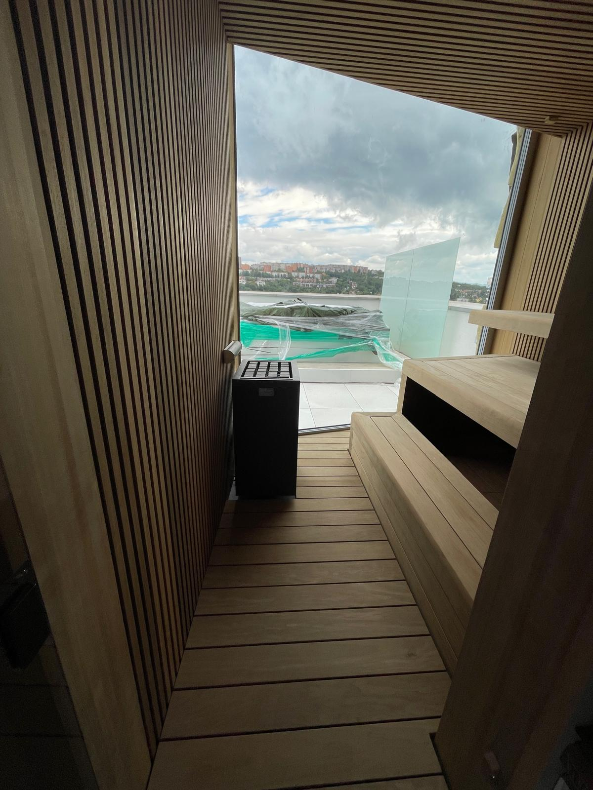 Finská sauna Finská sauna