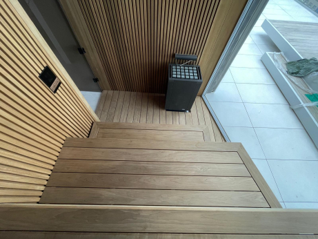 Finská sauna Finská sauna