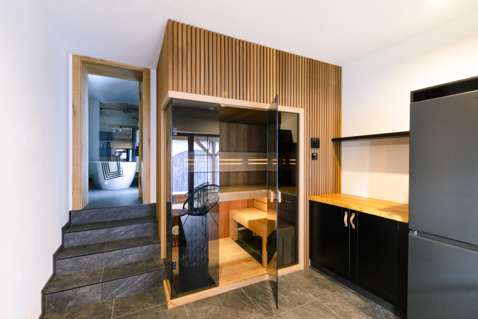 Finská sauna Finská sauna