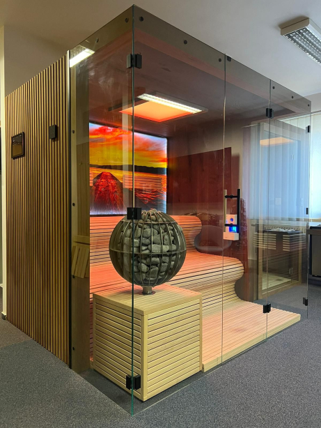 Finská sauna Wave Praha Showroom