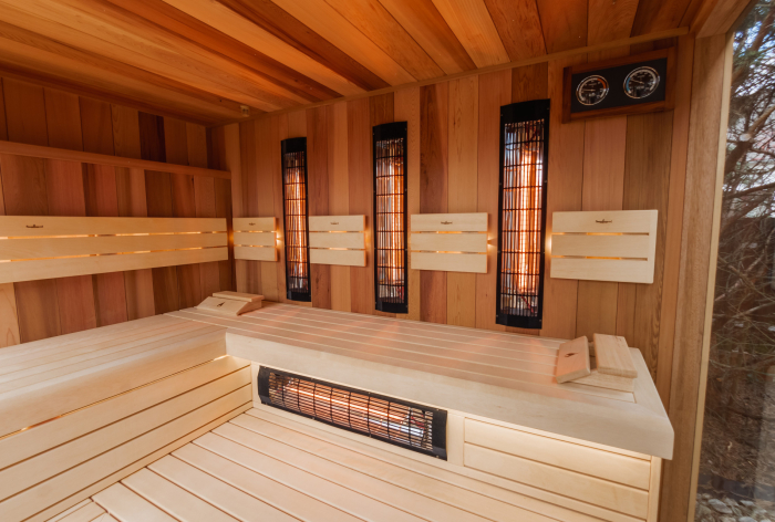 Kombinovaná sauna platinum design