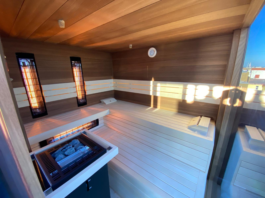 Kombinovaná sauna platinum design