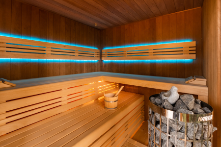 Finská sauna, interiér SILVER
