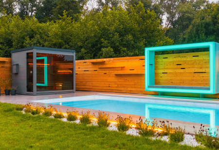Venkovní sauna, Pinea Grey, České Budějovice 