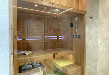 Finská sauna, Gold Dark, Praha