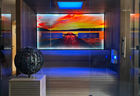 Finská sauna, Wave, Praha Showroom