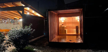 Saunový kontejner: moderní řešení pro venkovní wellness