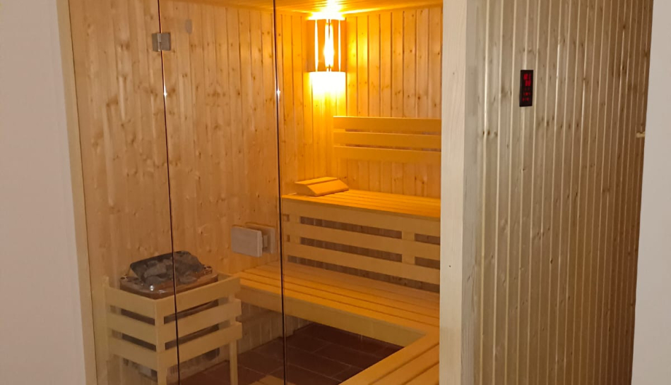 Prosklená sauna basic