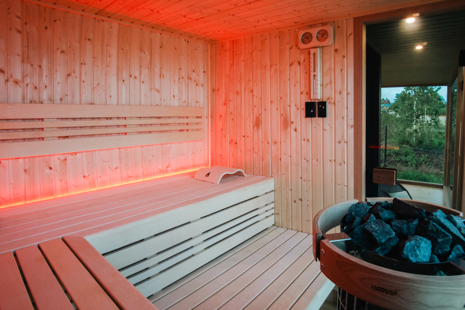 Venkovní finská sauna Pinea Maxi Úvaly Venkovní finská sauna Pinea Maxi Úvaly