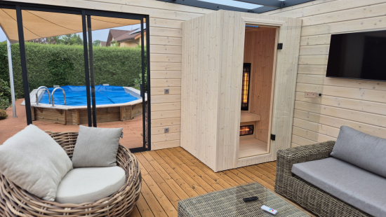 Venkovní infrasauna Venkovní infrasauna