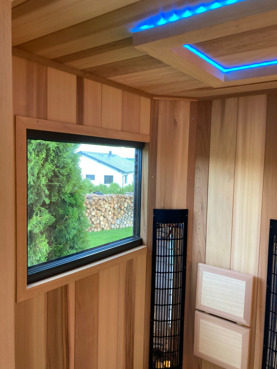 Venkovní infrasauna pro 2 osoby Venkovní infrasauna pro 2 osoby