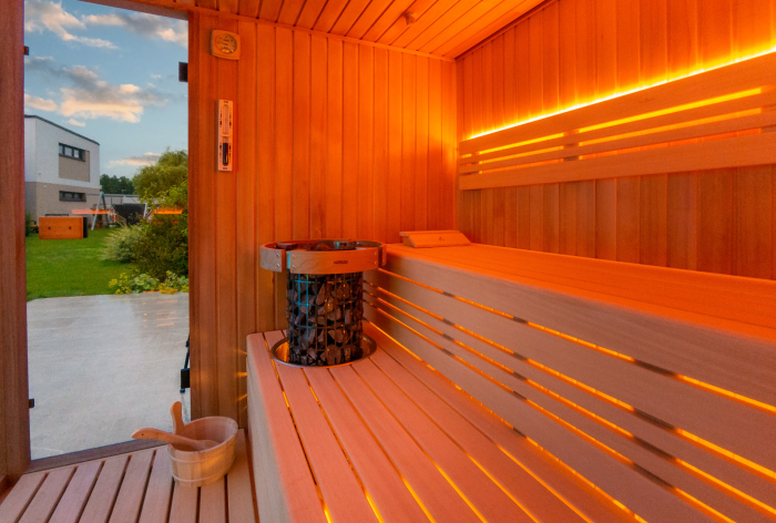 Venkovní sauna PINEA Grey